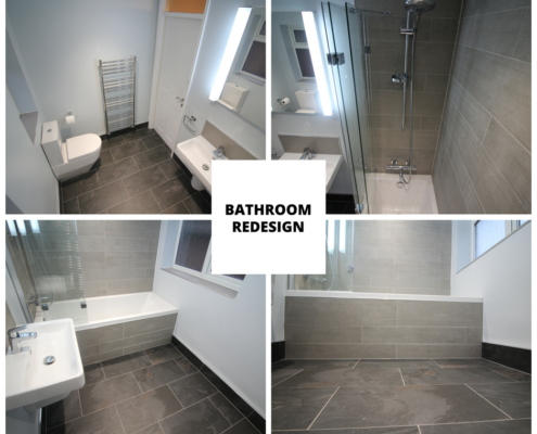 Bathroom after redesign