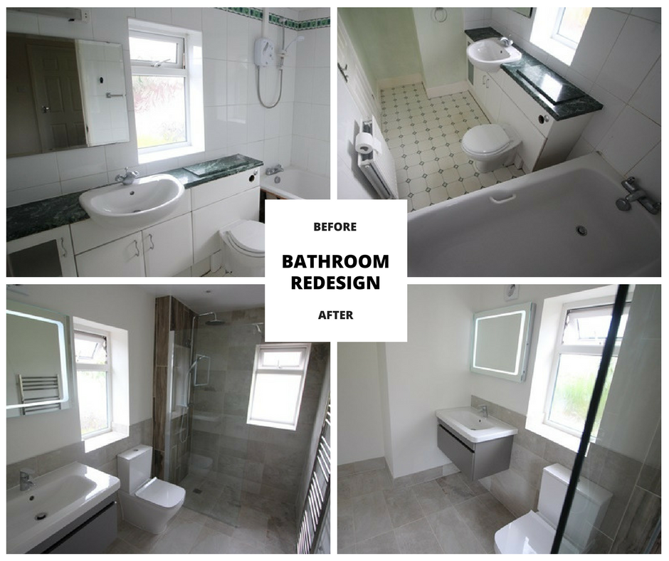 Angela Williams Bathroom before and after
