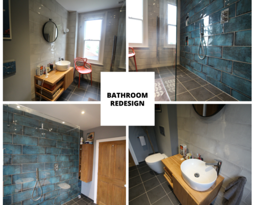 Bathroom redesign after