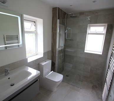 Bathroom for retired life, Olveston, South Gloucestershire