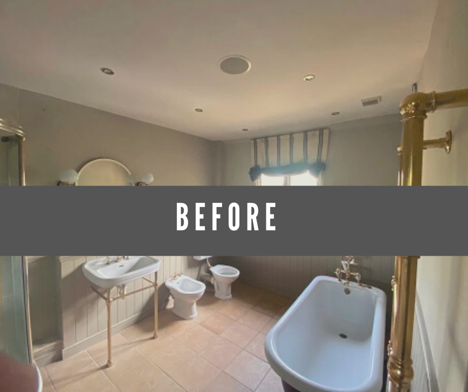 before bathroom redesign