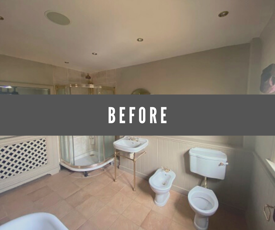 before bathroom redesign 